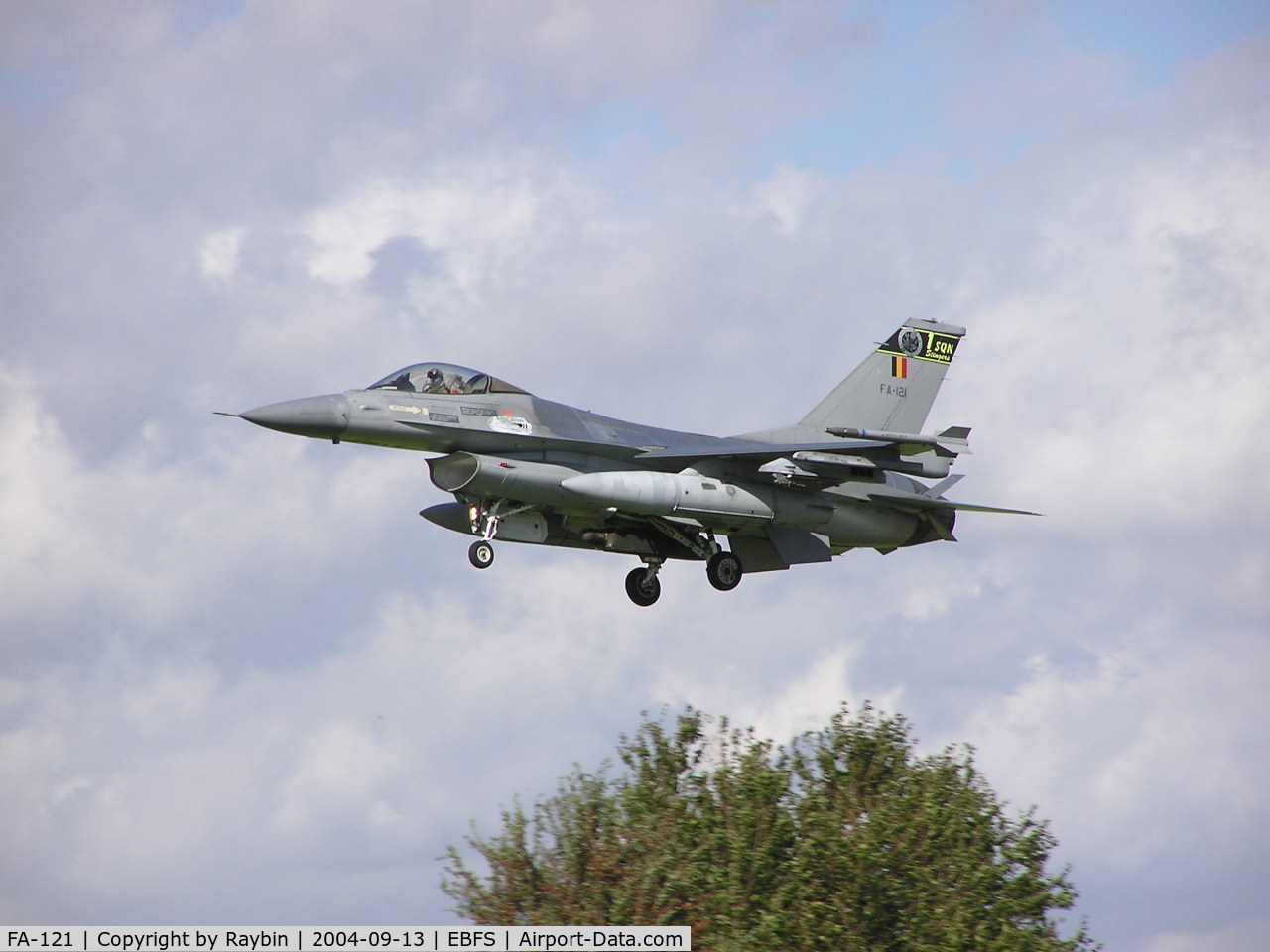 FA-121, SABCA F-16AM Fighting Falcon C/N 6H-121, Belgium Air Force
