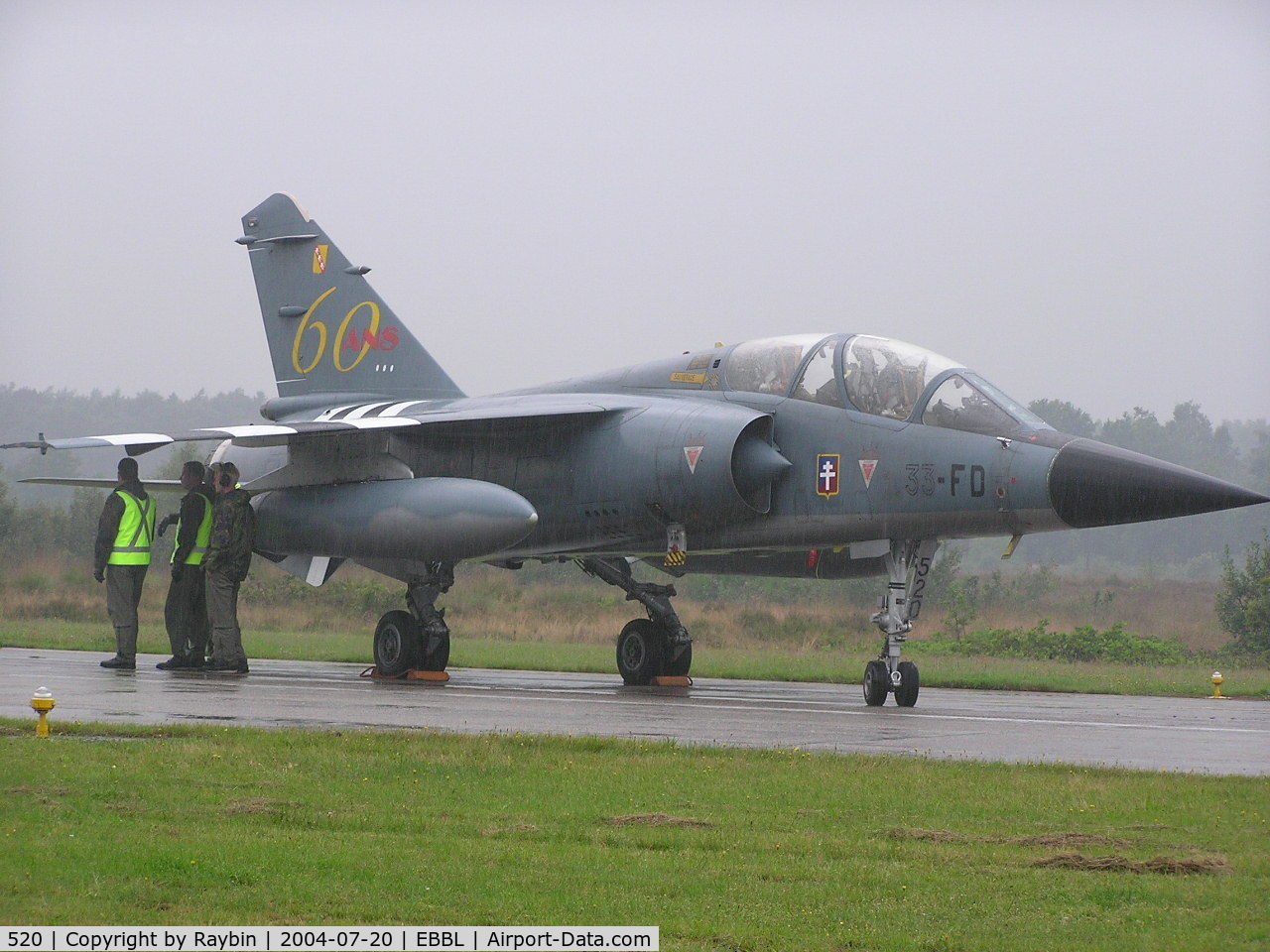 520, Dassault Mirage F.1B C/N Not found 520, Celebrating 60 years D-day with D-day stripes