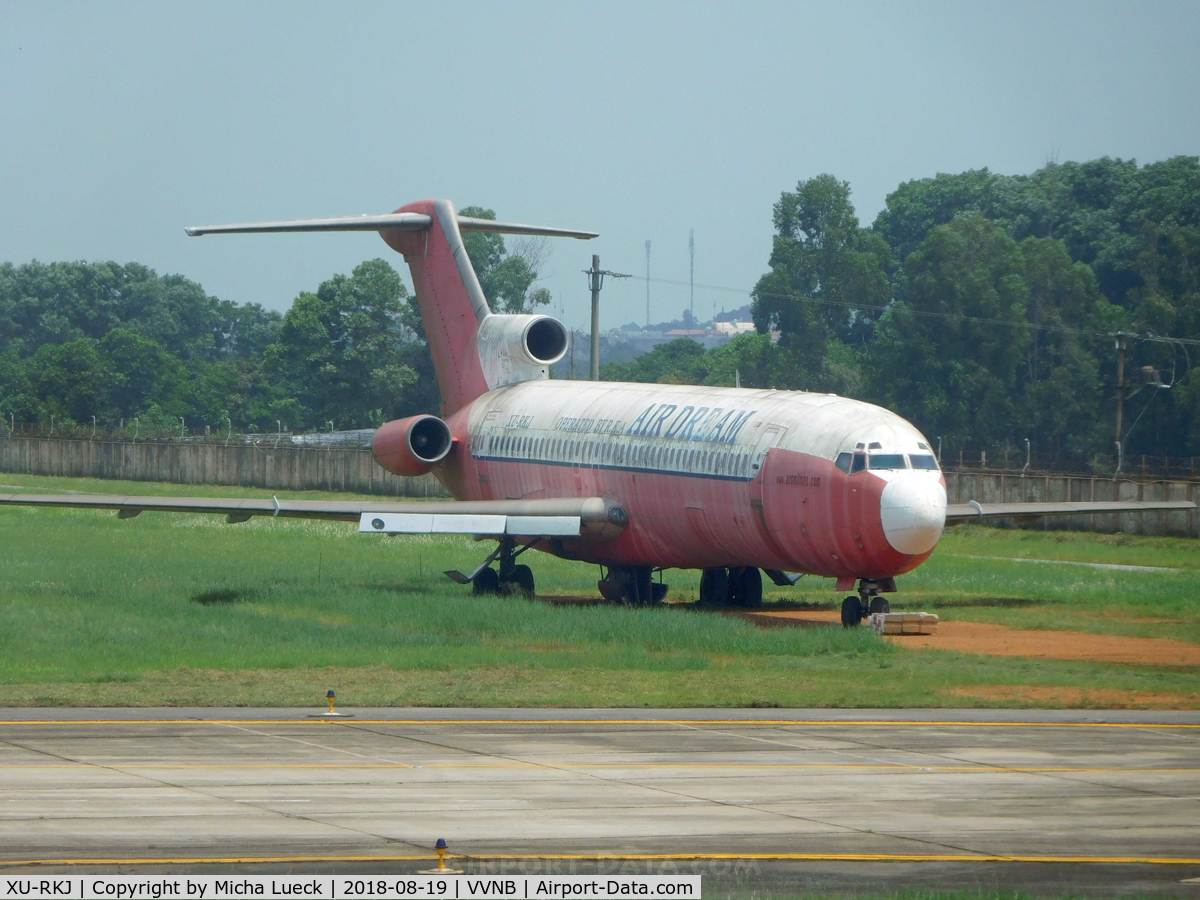 XU-RKJ, 1975 Boeing 727-223 C/N 20989, Parked at Noi Bai