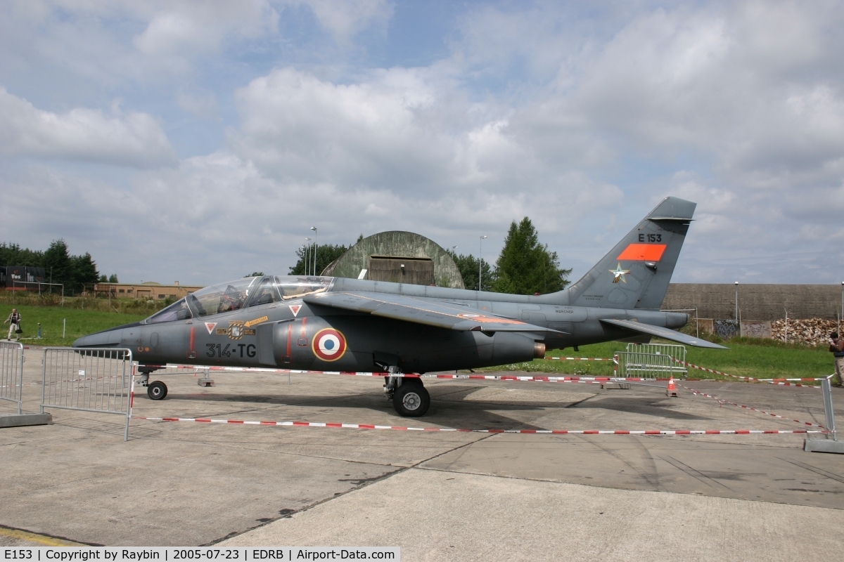 E153, Dassault-Dornier Alpha Jet E C/N E153, static display