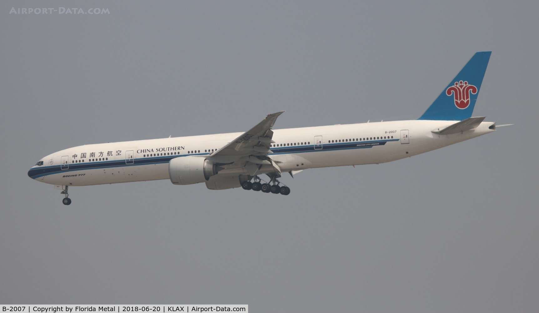 B-2007, 2014 Boeing 777-31B/ER C/N 43221, China Southern 777-300 zx