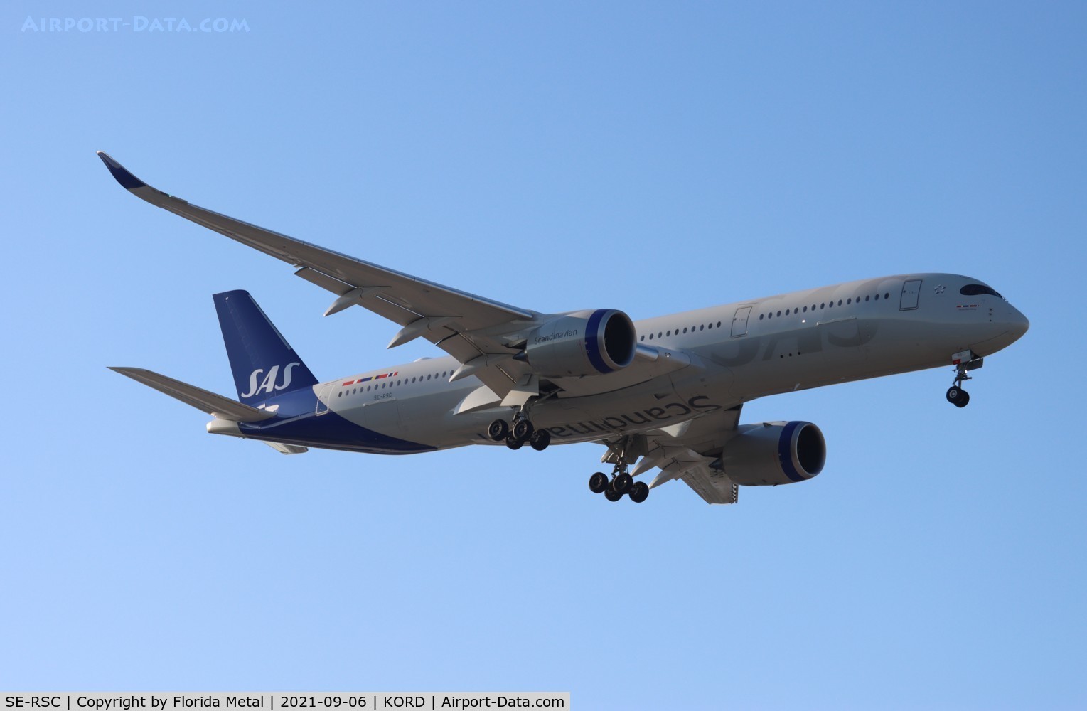 SE-RSC, 2020 Airbus A350-941 C/N 391, ORD 2021