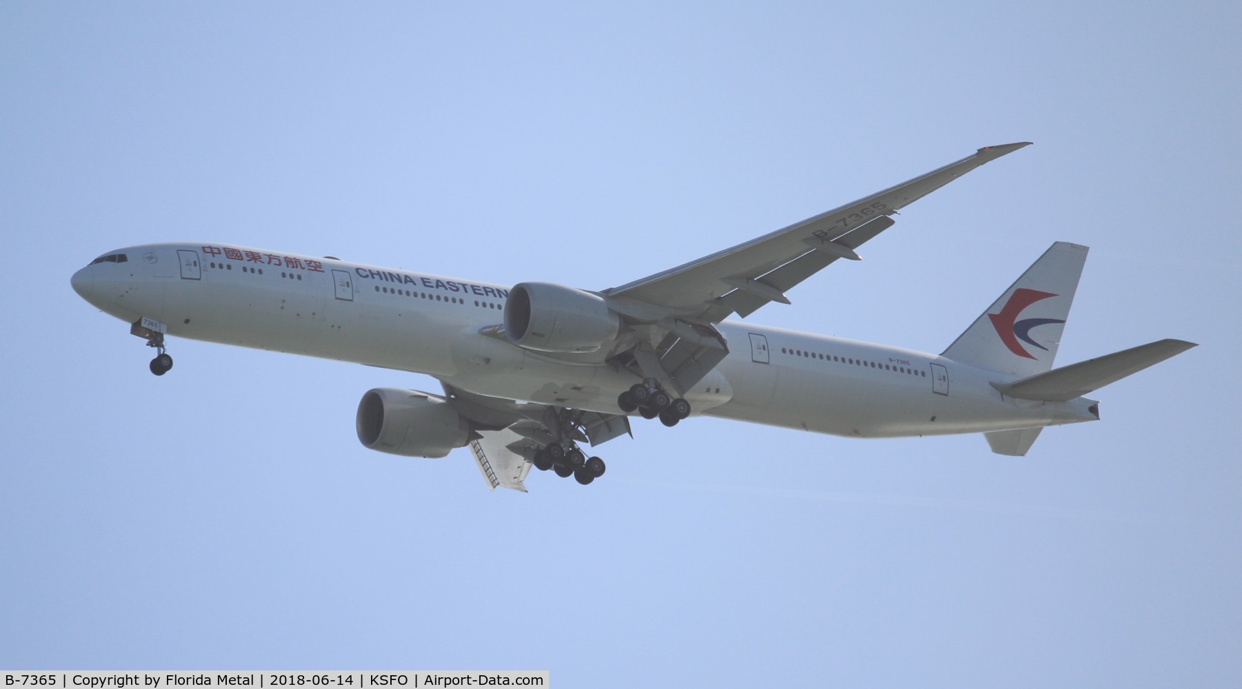 B-7365, 2016 Boeing 777-39P/ER C/N 43280, China Eastern 777-300 zx