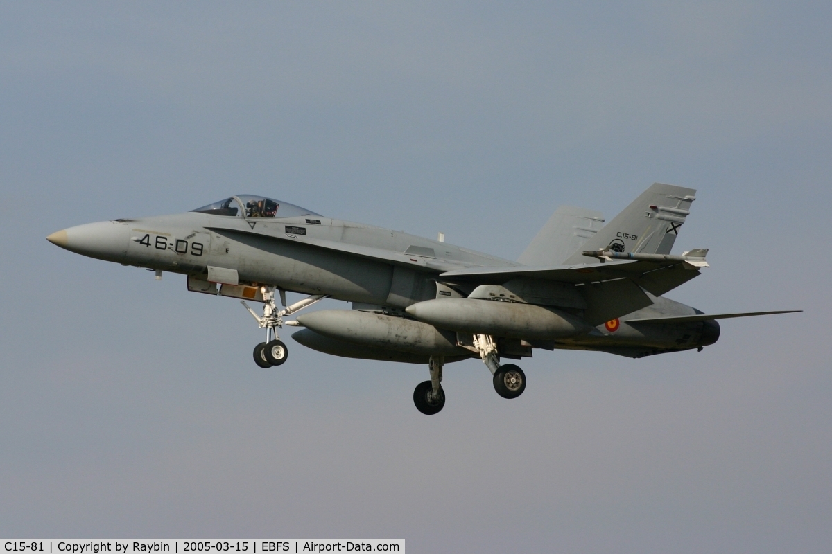 C15-81, McDonnell Douglas F/A-18A Hornet C/N 158/A121, still active