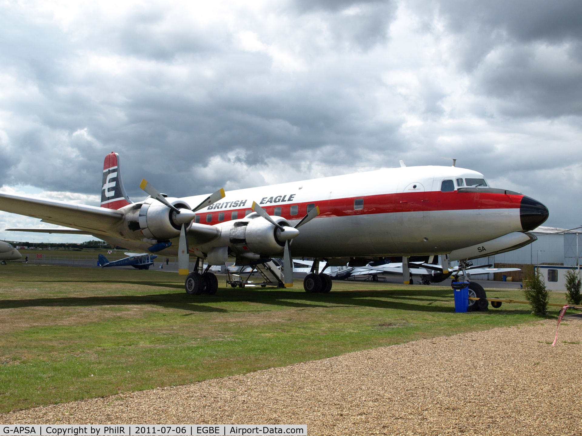 G-APSA, 1958 Douglas DC-6A C/N 45497, G-APSA 1958 DC-6A Airbase Coventry