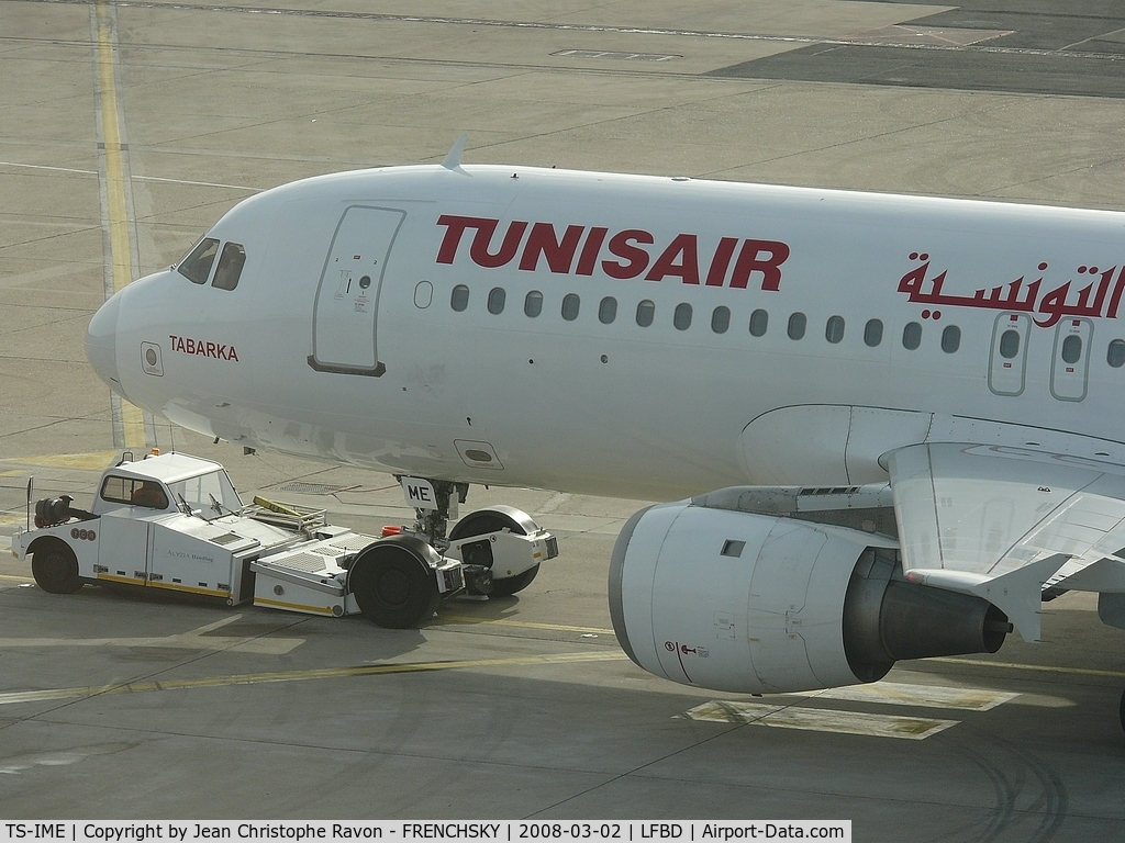 TS-IME, 1990 Airbus A320-211 C/N 123, Tunis Air to Monastir