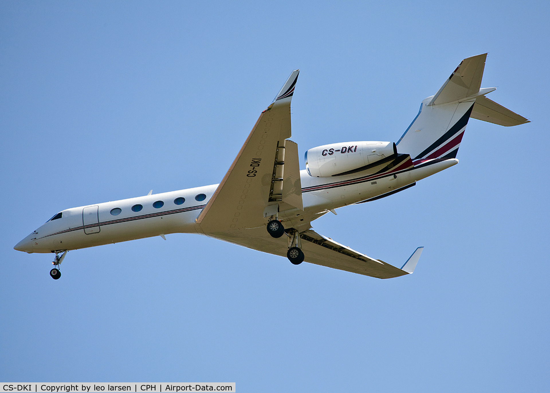 CS-DKI, 2007 Gulfstream Aerospace GV-SP (G550) C/N 5166, Copenhagenhagen 27.4.2014