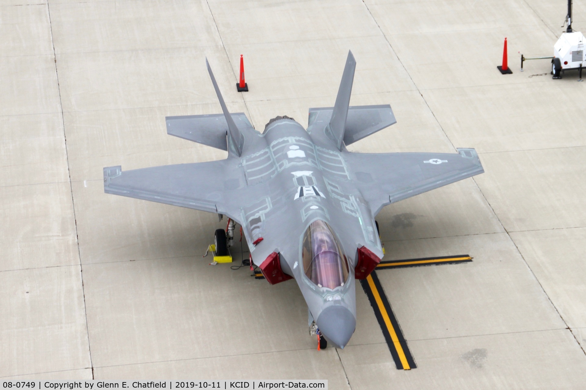 08-0749, 2011 Lockheed Martin F-35A Lightning II C/N AF-11, Photographed from the control tower
