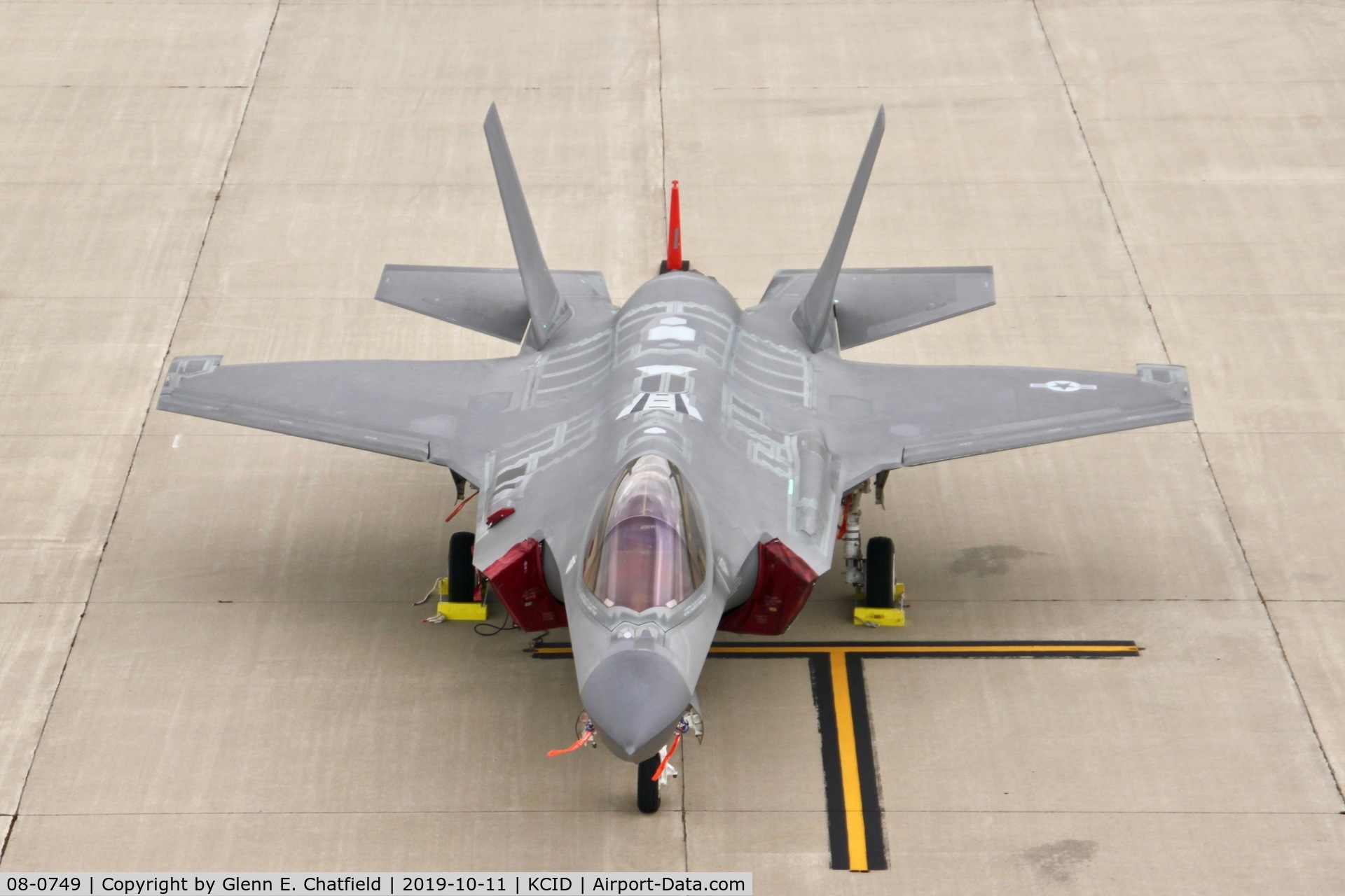 08-0749, 2011 Lockheed Martin F-35A Lightning II C/N AF-11, Photographed from the control tower