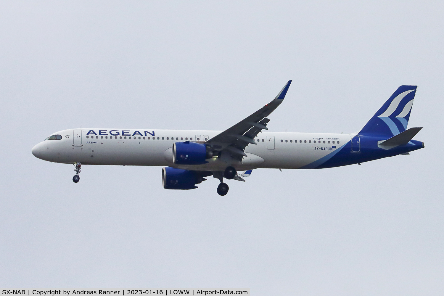 SX-NAB, 2020 Airbus A321-271NX C/N 9575, Aegean Airlines A321neo