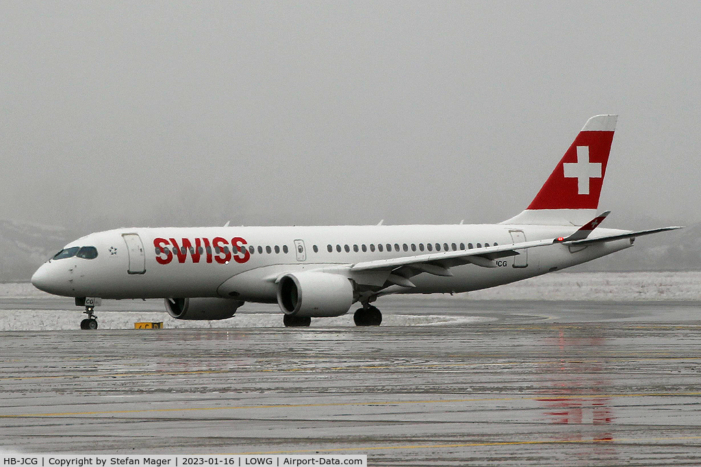 HB-JCG, 2017 Bombardier CSeries CS300 (BD-500-1A11) C/N 55020, Swiss A220-300 @GRZ