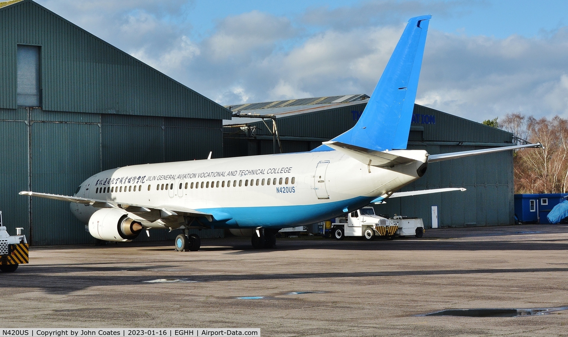 N420US, 1989 Boeing 737-401 C/N 23987, Awaiting titles before delivery