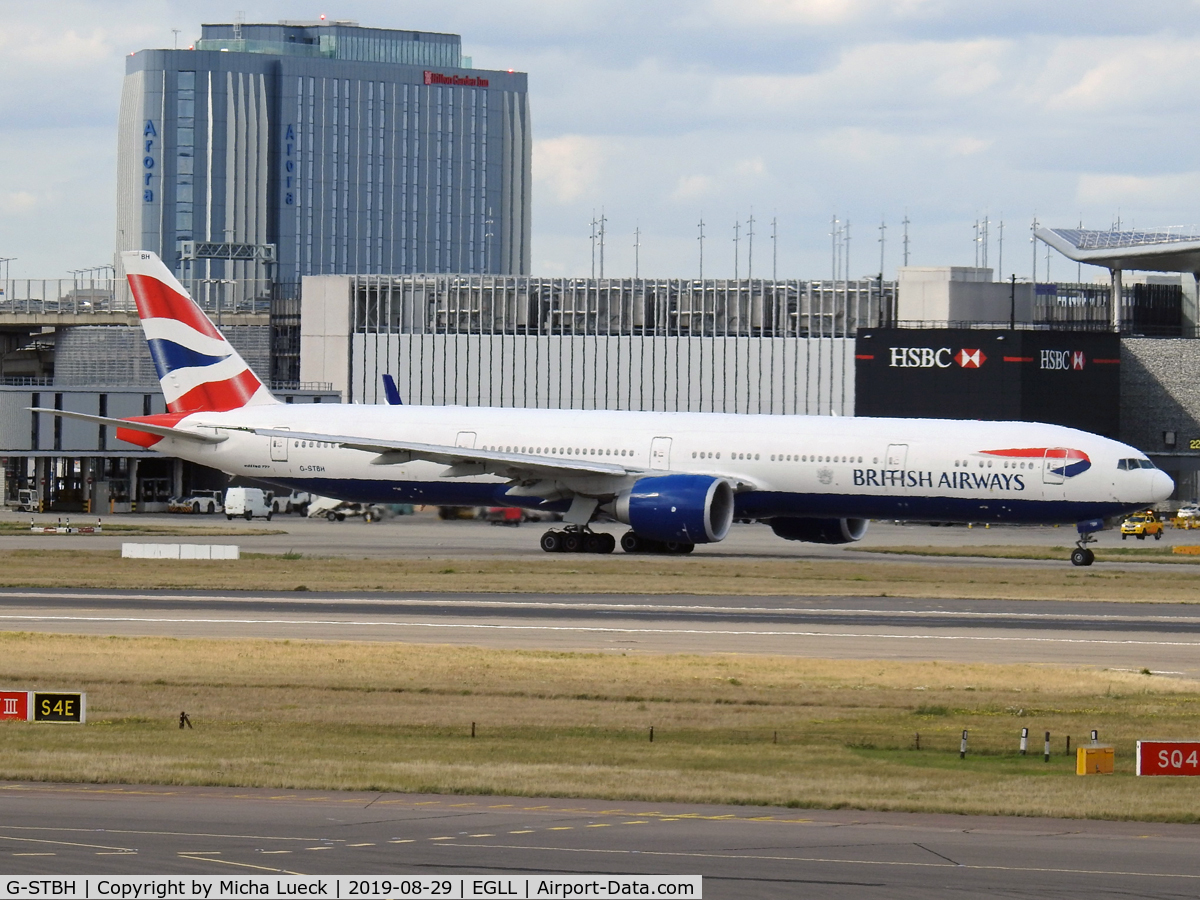 G-STBH, 2013 Boeing 777-336/ER C/N 38431, At Heathrow