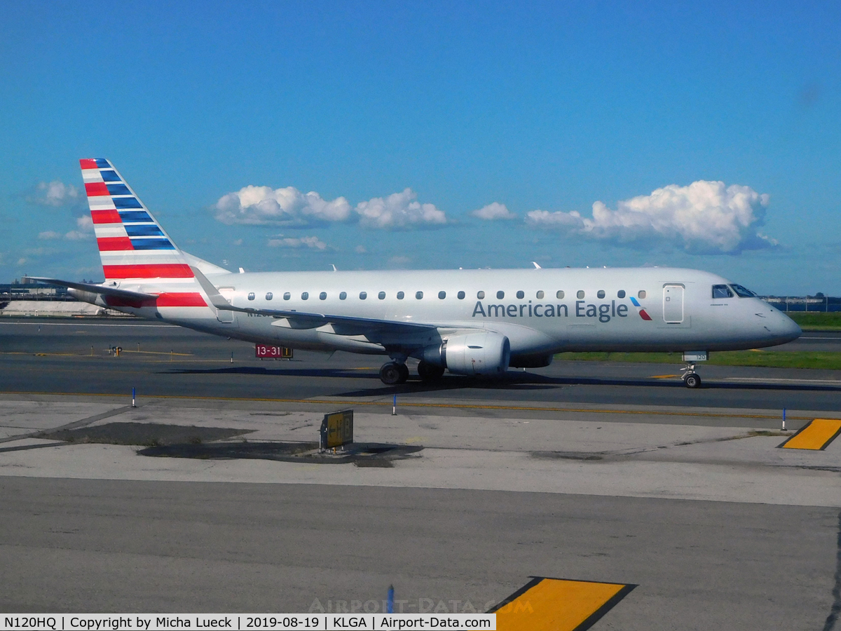 N120HQ, 2007 Embraer 175LR (ERJ-170-200LR) C/N 17000193, At La Guardia