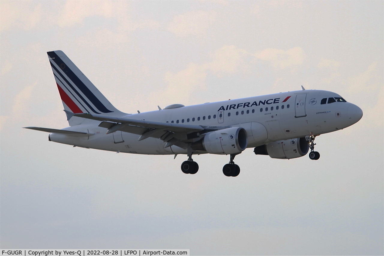 F-GUGR, 2007 Airbus A318-111 C/N 3009, Airbus A318-111, On final rwy 06, Paris-Orly airport (LFPO-ORY)