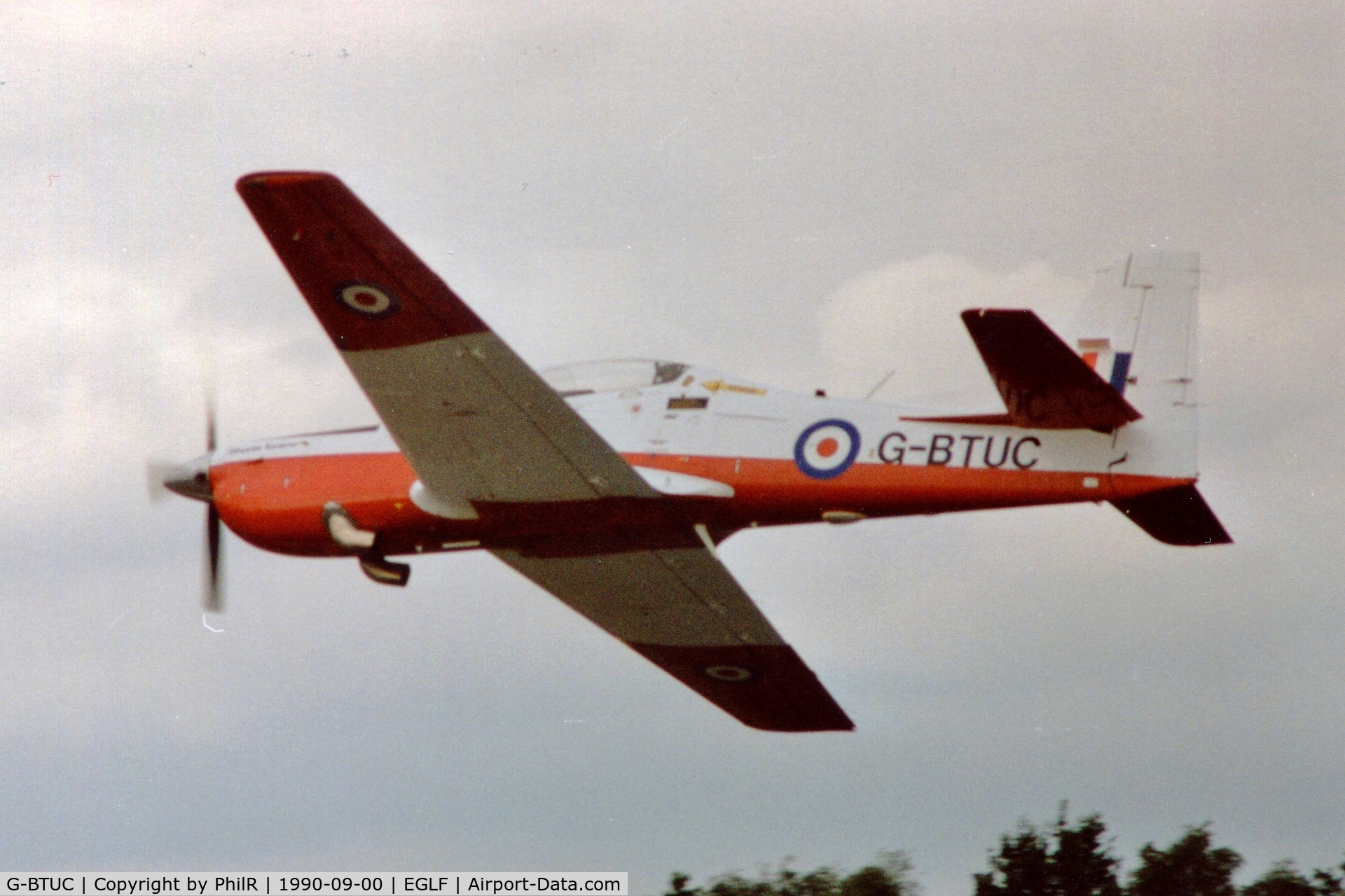 G-BTUC, 1983 Embraer EMB-312 Tucano C/N 312007, G-BTUC 1983 Embraer 312 Tucarno Short FAB