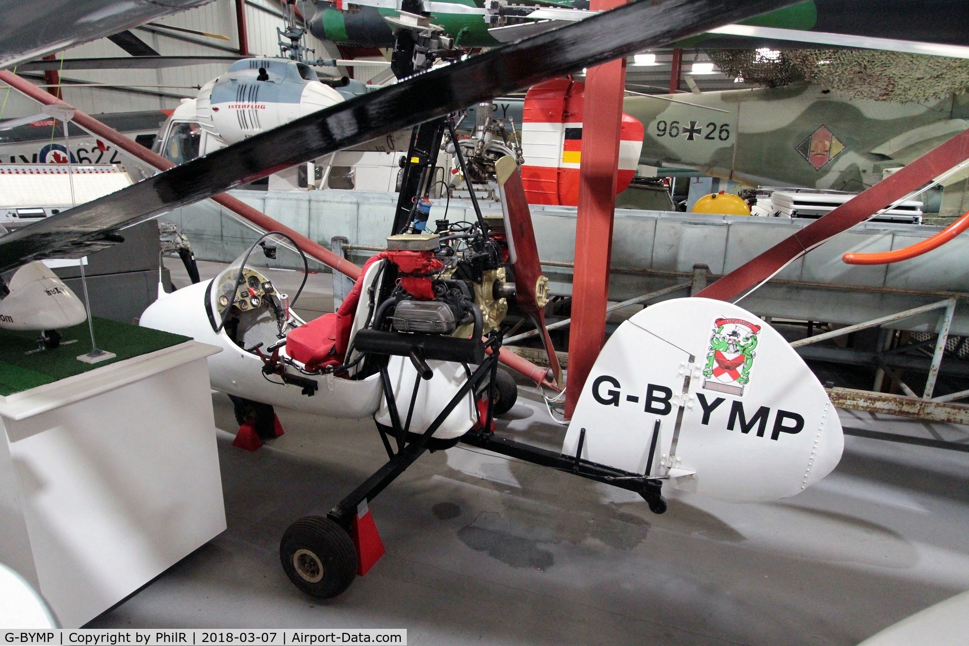 G-BYMP, 1999 Campbell Cricket MK1 C/N PFA G/03-1265, G-BYMP 1999 Fitzgerald Cricket Mk1 Helicopter Museum(1)