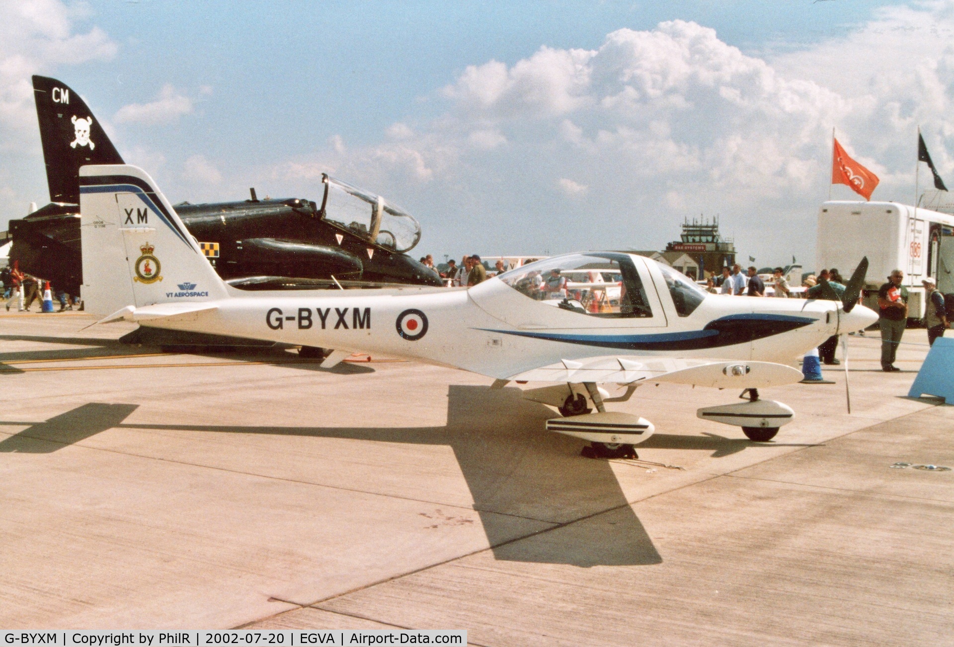G-BYXM, 2001 Grob G-115E Tutor T1 C/N 82173/E, G-BYXM Grob GR115E Tutor RAF RIAT