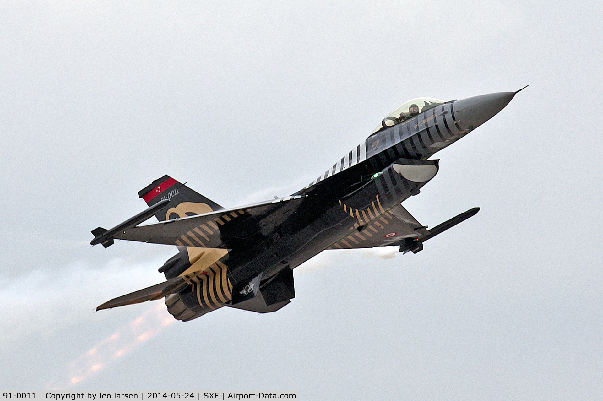 91-0011, TAI (Turkish Aerospace Industries) F-16C Fighting Falcon C/N 4R-91, Berlin Air Show 24.5.2014