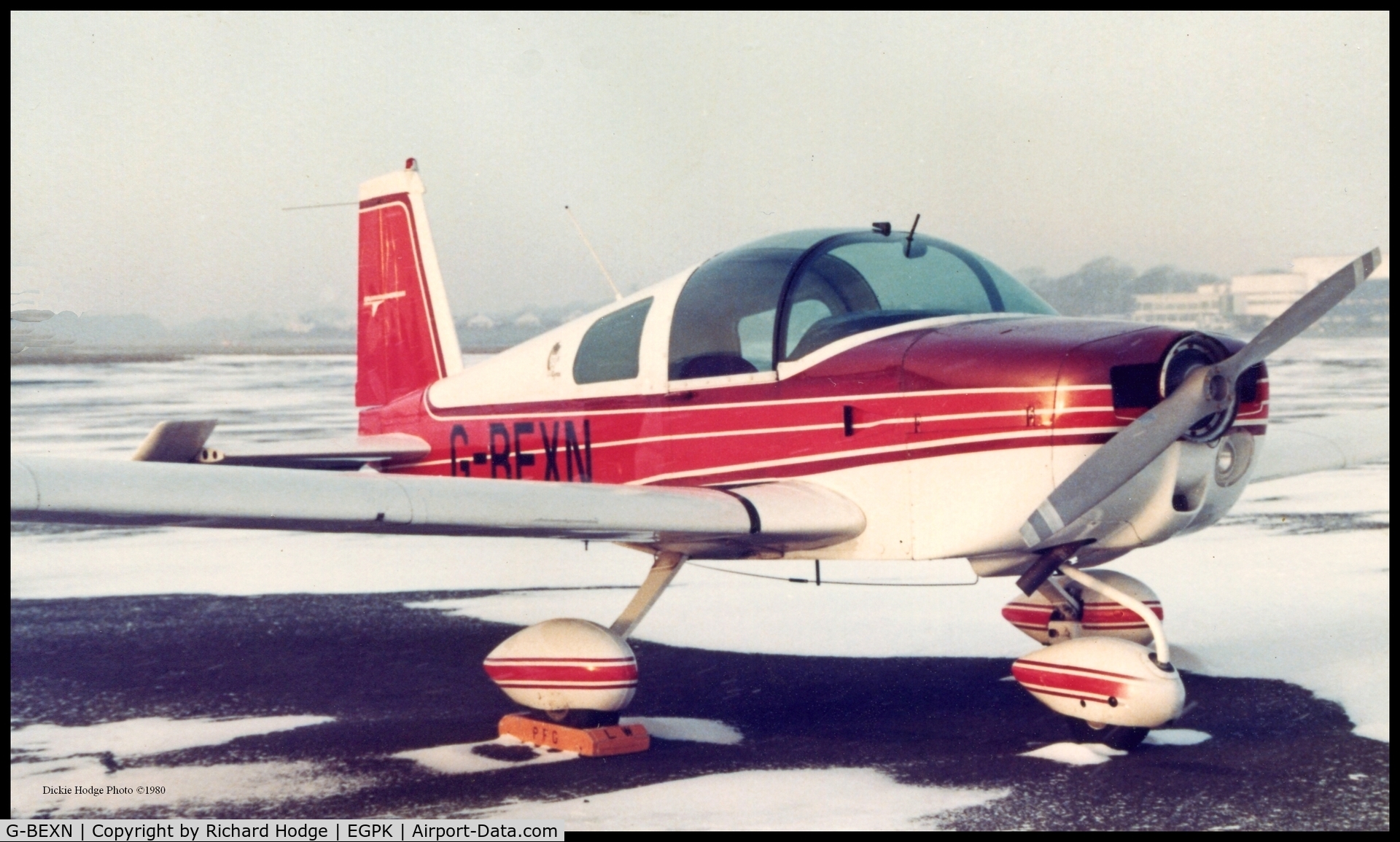 G-BEXN, 1977 Grumman American AA-1C Lynx C/N AA1C-0045, When with the Prestwick Flying Group