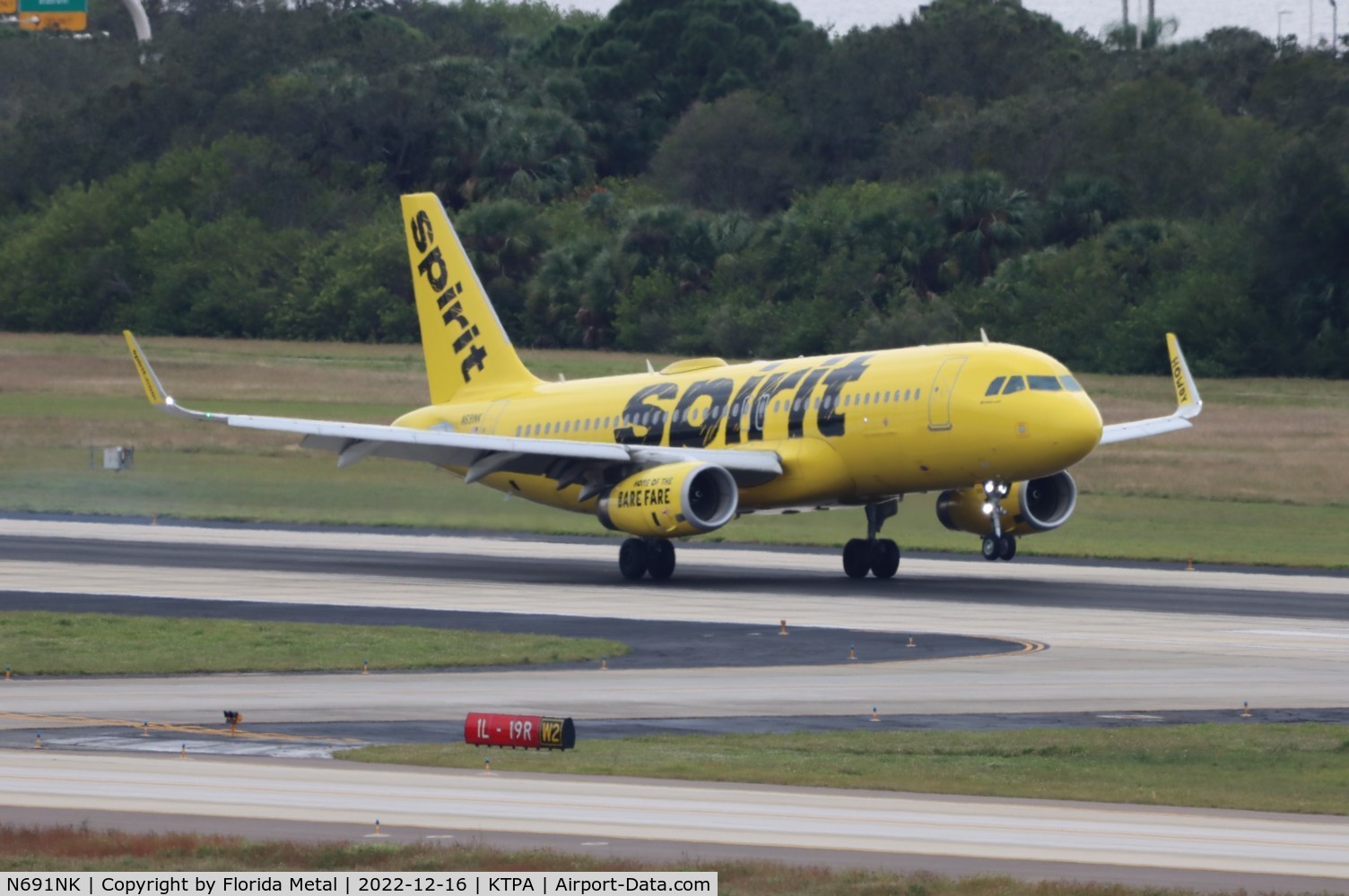 N691NK, 2018 Airbus A320-232 C/N 8613, TPA 2022