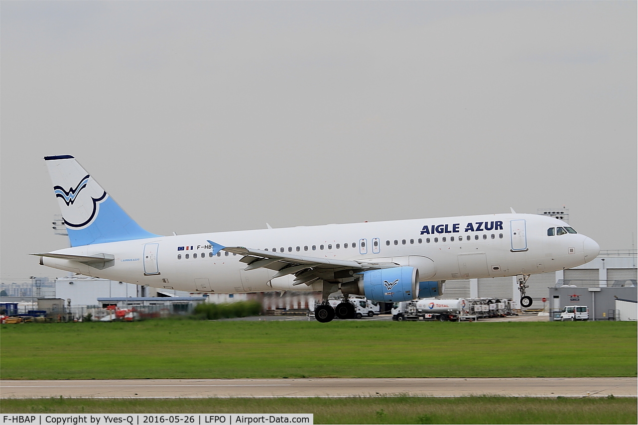 F-HBAP, 2011 Airbus A320-214 C/N 4675, Airbus A320-214, Landing rwy 08, Paris-Orly airport (LFPO-ORY)