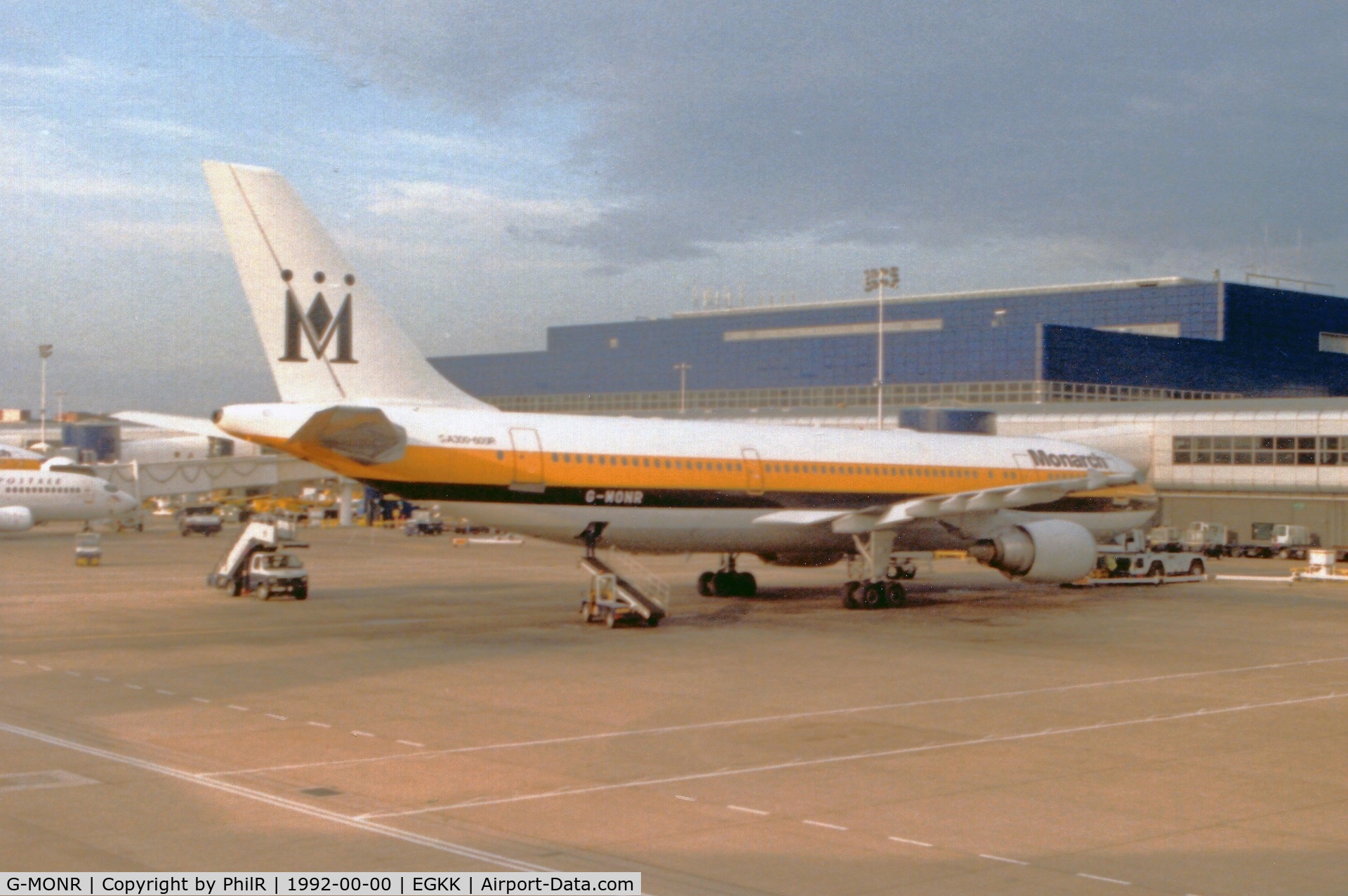 G-MONR, 1989 Airbus A300B4-605R C/N 540, G-MONR 1989 A300B4-600 Monarch LGW