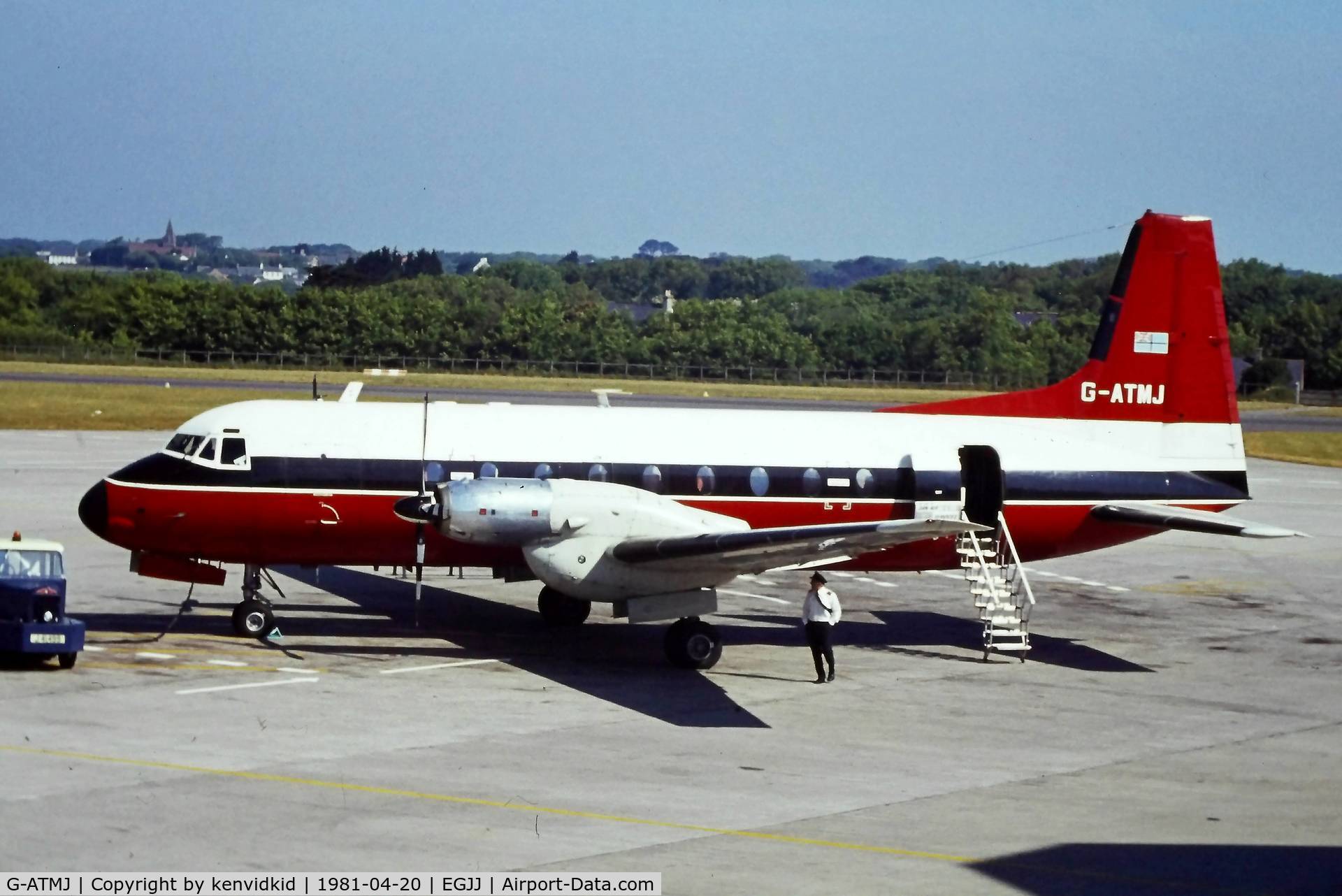 G-ATMJ, 1966 Hawker Siddeley HS.748 Series 2A C/N 1593, At Jersey C.I.