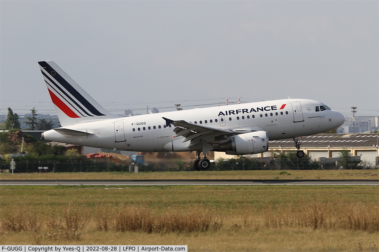 F-GUGG, 2004 Airbus A318-111 C/N 2317, Airbus A318-111, Landing rwy 06, Paris-Orly airport (LFPO-ORY)