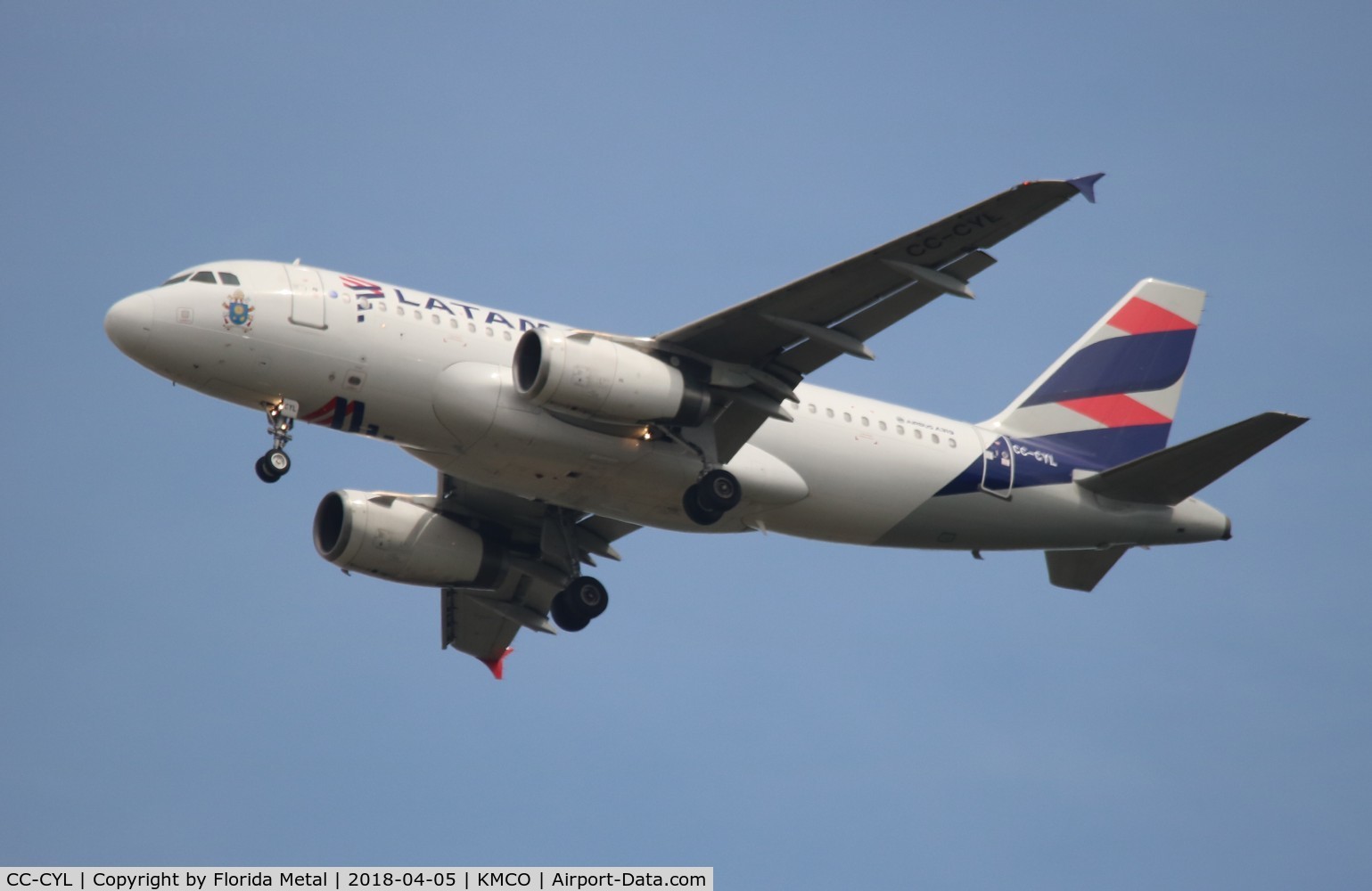 CC-CYL, 2009 Airbus A319-132 C/N 3779, LATAM A319 zx