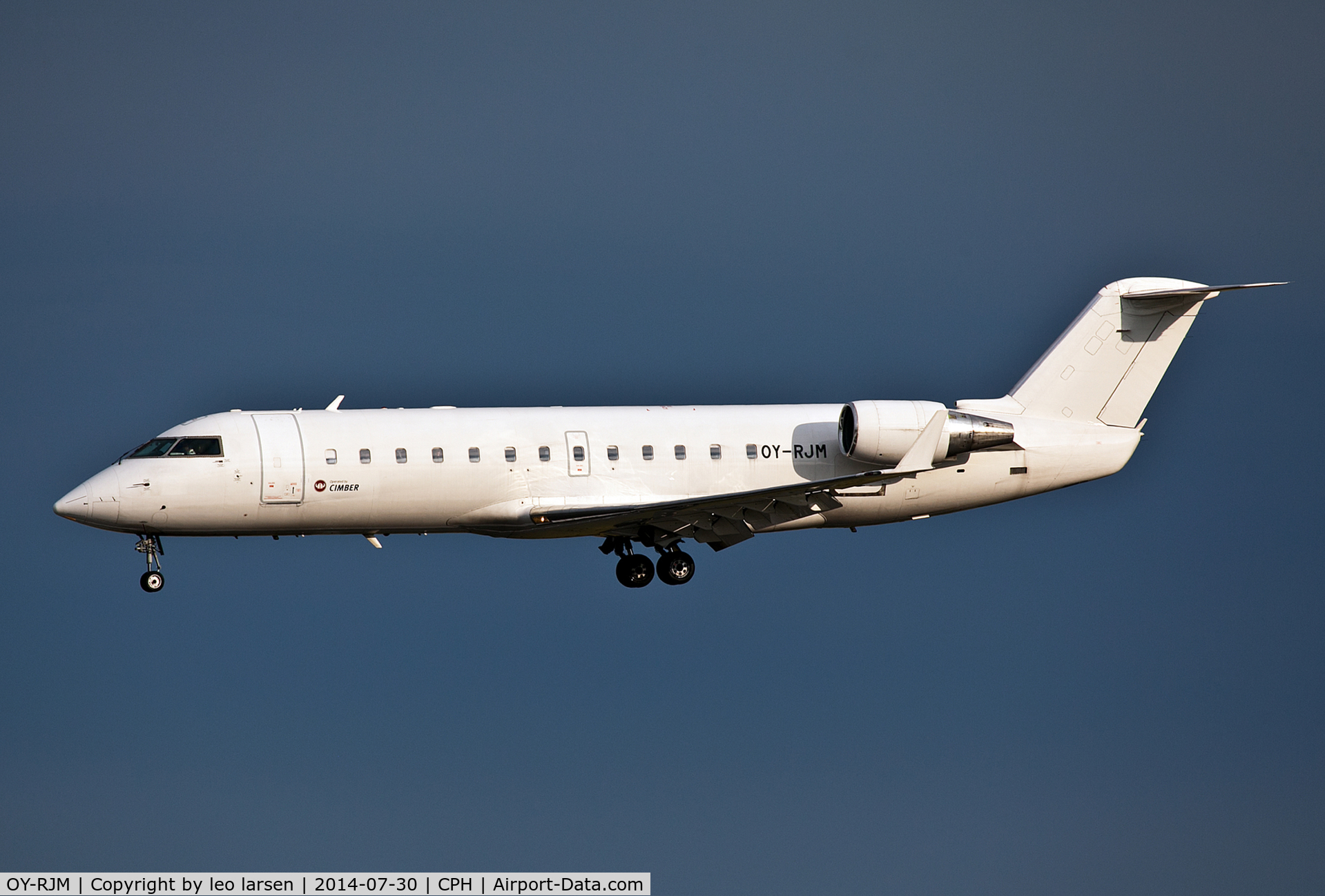 OY-RJM, 2001 Bombardier CRJ-200ER (CL-600-2B19) C/N 7591, Copenhagen 30.7.2014