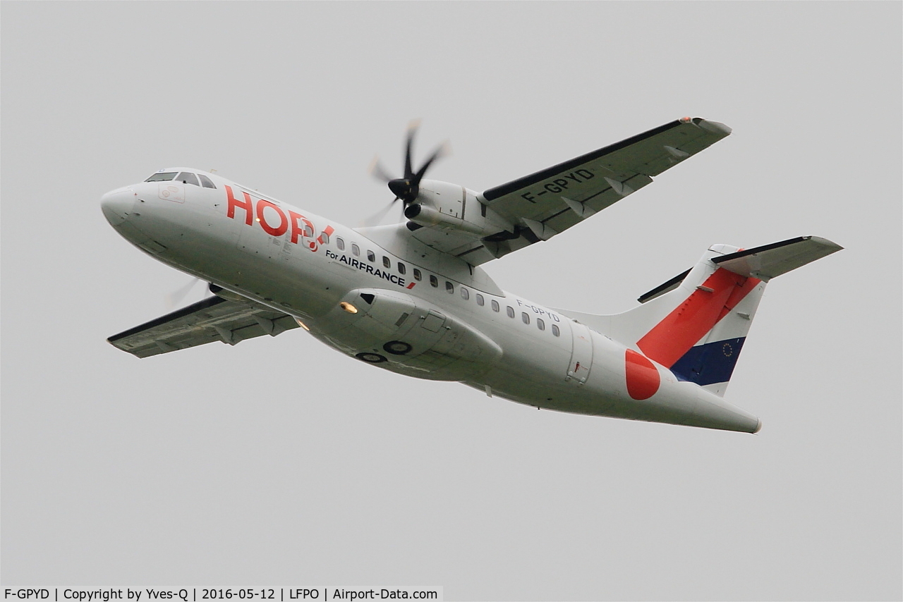 F-GPYD, 1996 ATR 42-500 C/N 490, ATR 42-500, Climbing from Rwy 24, Paris-Orly Airport (LFPO-ORY)