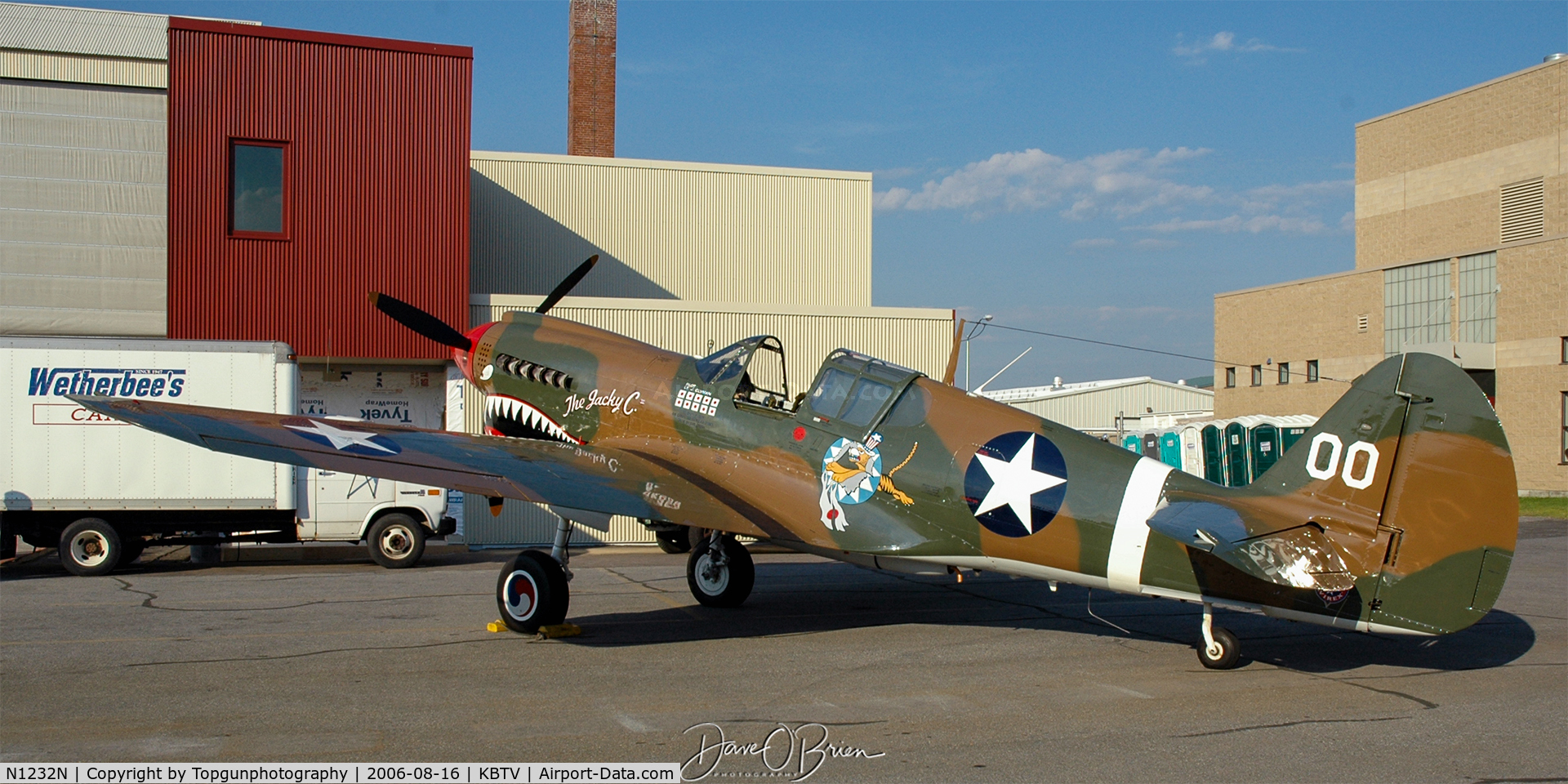 N1232N, 1943 Curtiss P-40N Warhawk C/N 27483, The Jacky C