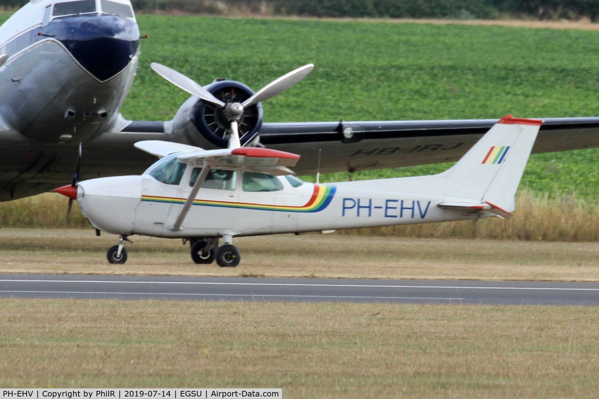 PH-EHV, Cessna 172M C/N 17264973, PH-EHV 1975 Cessna 172M Flying Legends Duxford