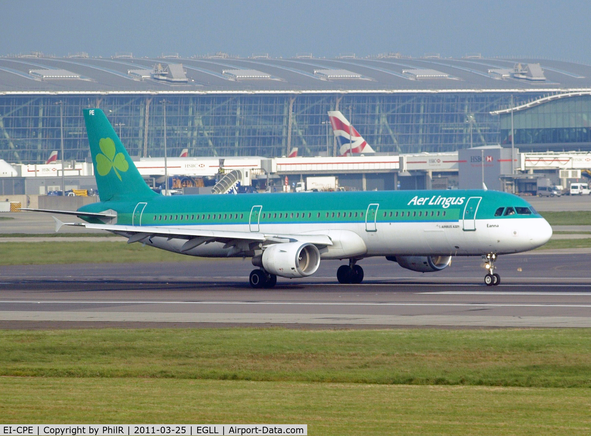 EI-CPE, 1998 Airbus A321-211 C/N 0926, EI-CPE 1998 A321-200 Aer Lingus LHR