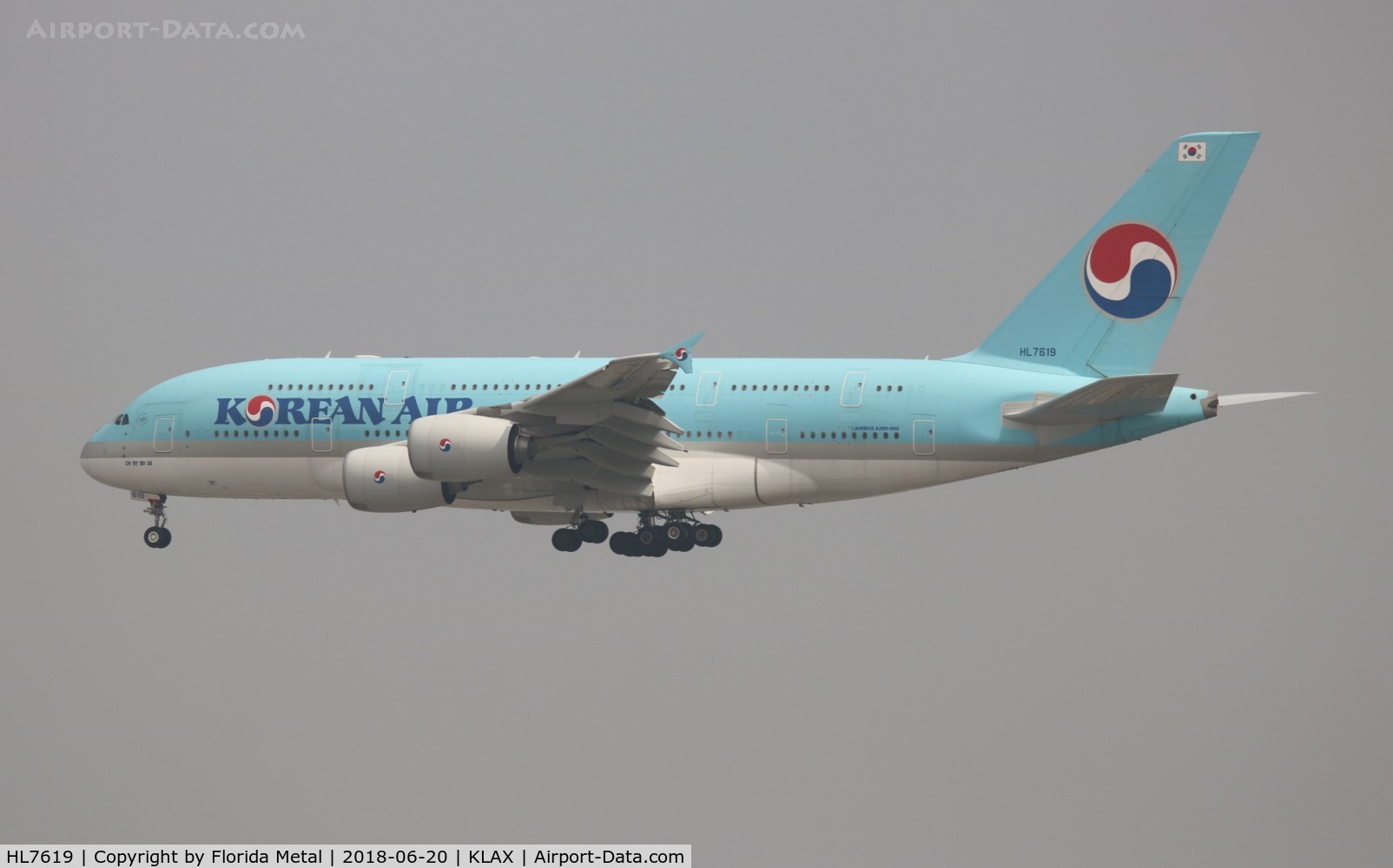 HL7619, 2012 Airbus A380-861 C/N 096, Korean A380 zx