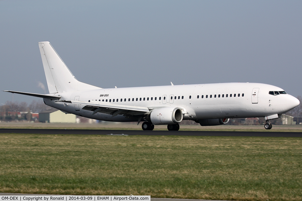 OM-DEX, 1997 Boeing 737-46J C/N 28867, at spl