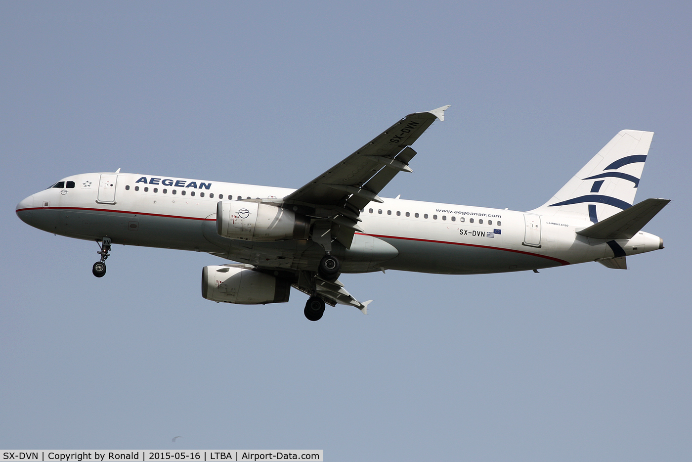 SX-DVN, 2008 Airbus A320-232 C/N 3478, at ist