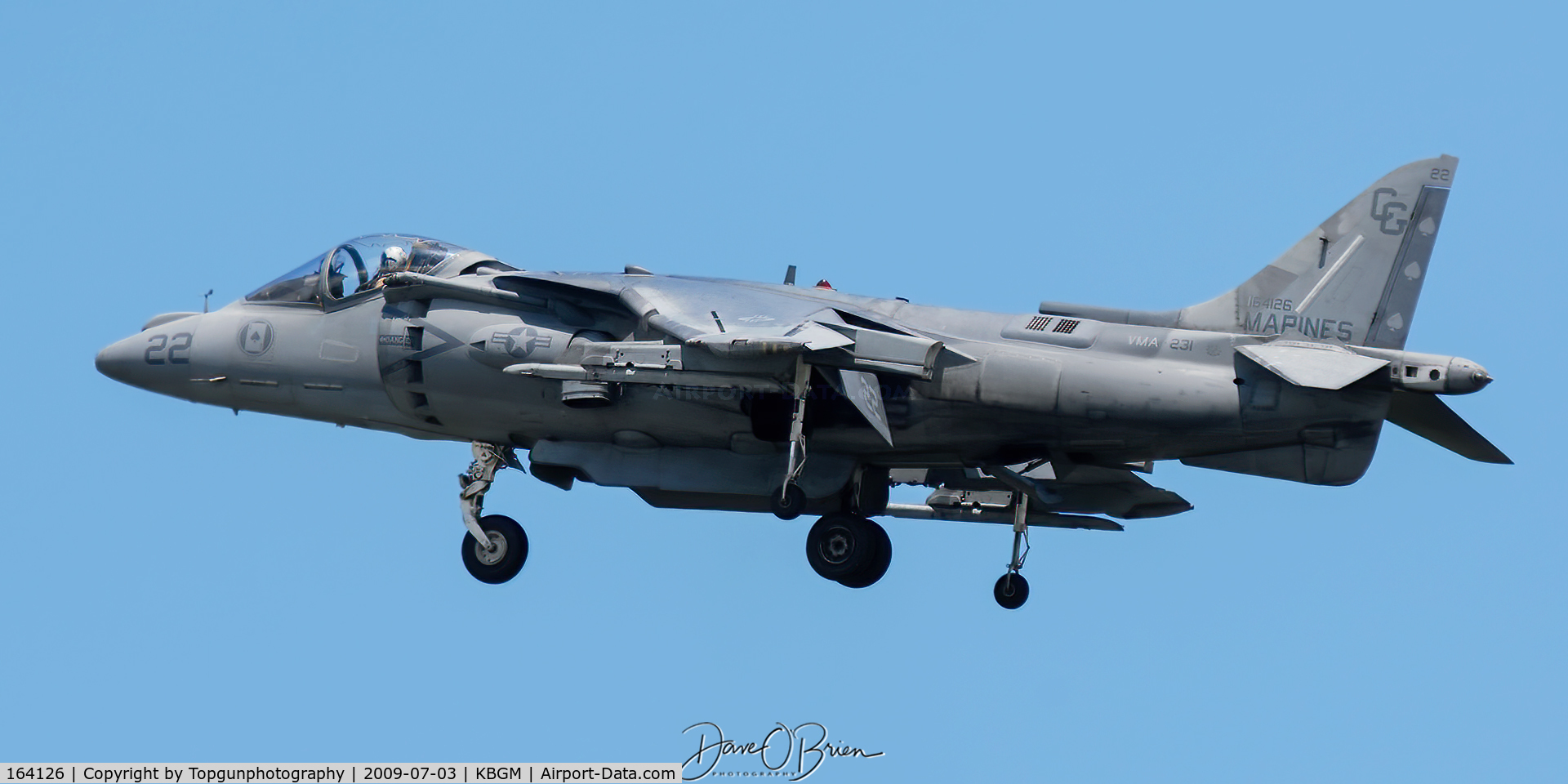 164126, McDonnell Douglas AV-8B Harrier II C/N 202, Harrier Demo