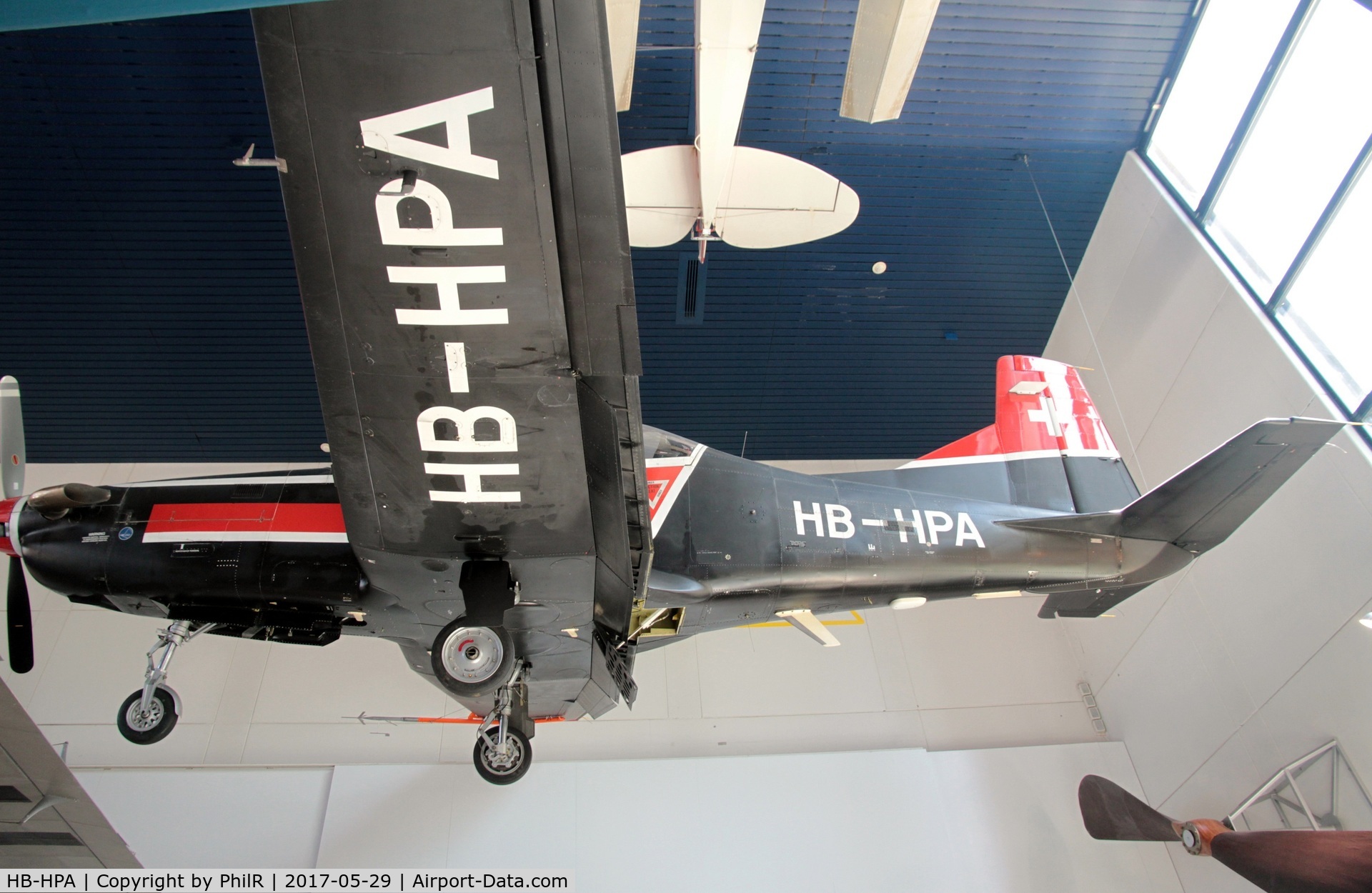 HB-HPA, 1984 Pilatus PC-9 C/N 001, HB-HPA 1984 Ppt Pilatus PC-9 prototype SMoT Lucerne