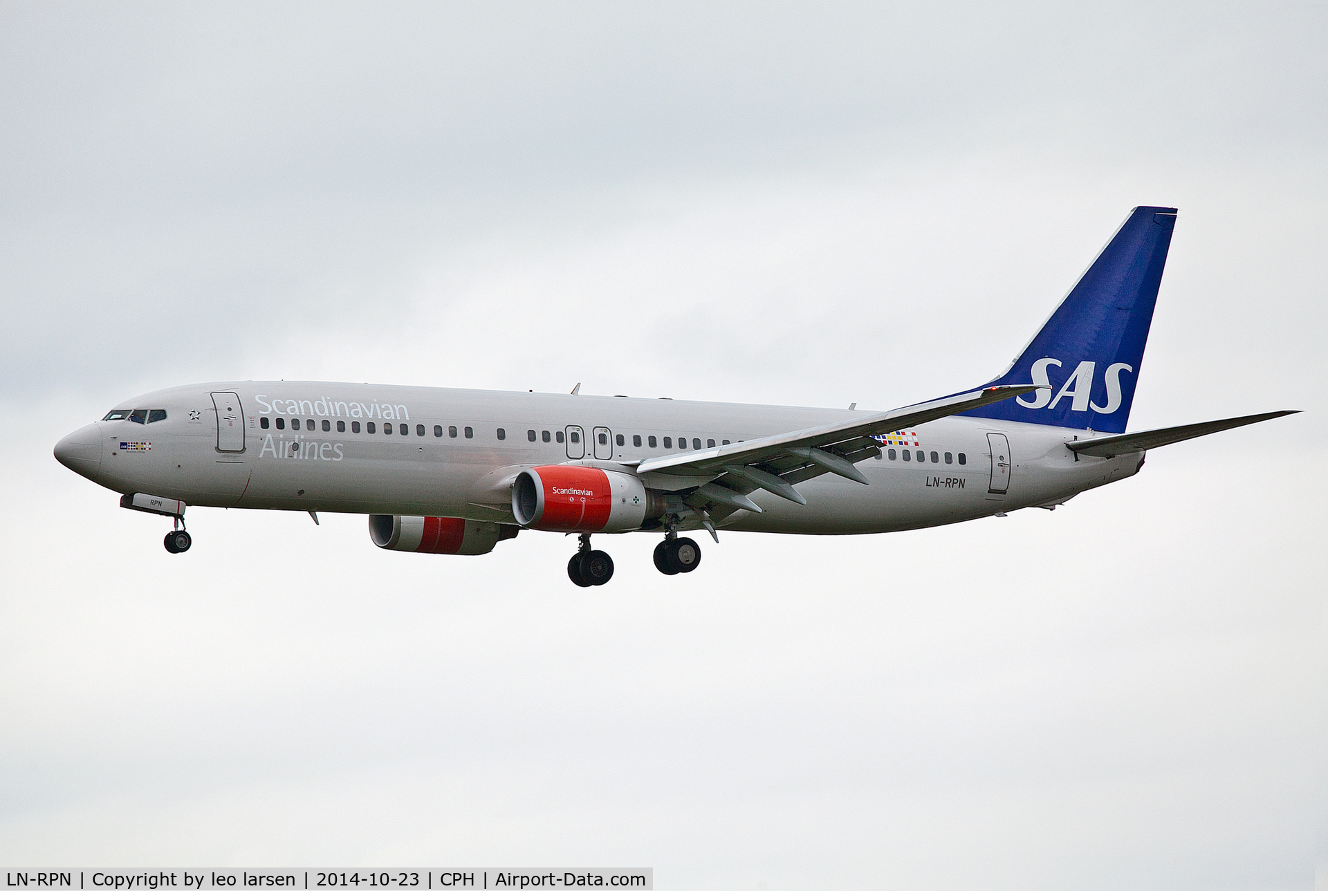 LN-RPN, 2000 Boeing 737-883 C/N 30470, Copenhagen 23.10.2014