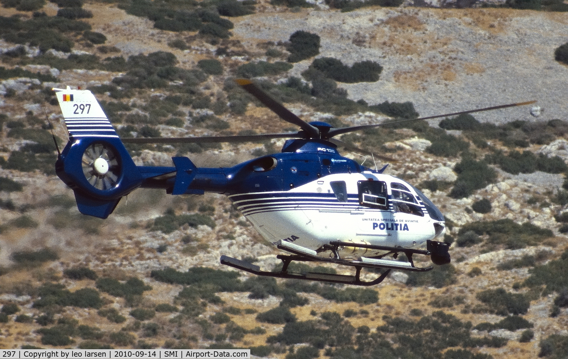 297, Eurocopter EC-135P-2 C/N 0297, Samos 14.9.2010