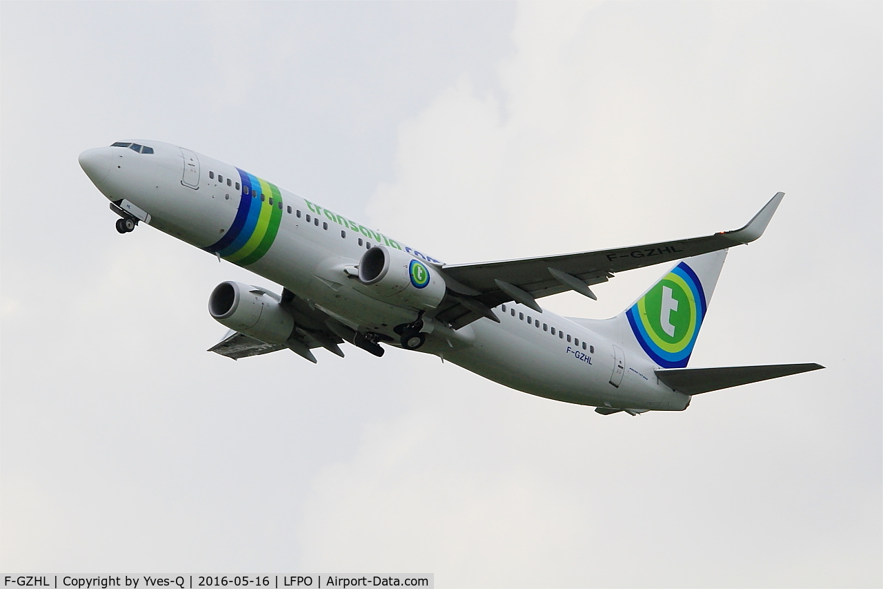 F-GZHL, 2014 Boeing 737-8K2 C/N 37791, Boeing 737-8K2, Take off rwy 24, Paris Orly airport (LFPO-ORY)