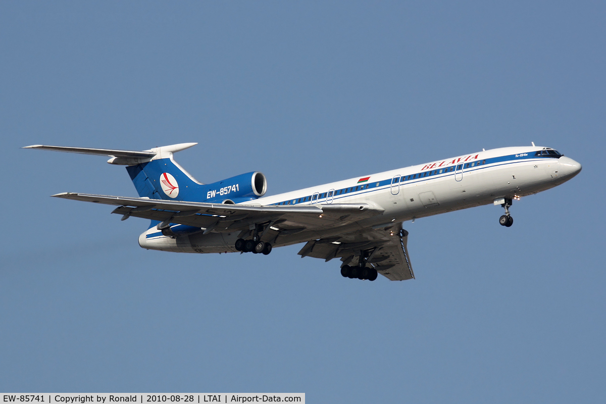 EW-85741, 1991 Tupolev Tu-154M C/N 91A896, at ayt