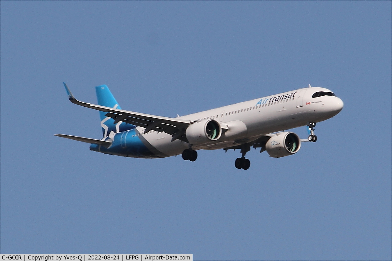 C-GOIR, 2022 Airbus A321-271NX C/N 10866, Airbus 321-271NXLR, Short approach rwy 09L, Roissy Charles De Gaulle airport (LFPG-CDG)