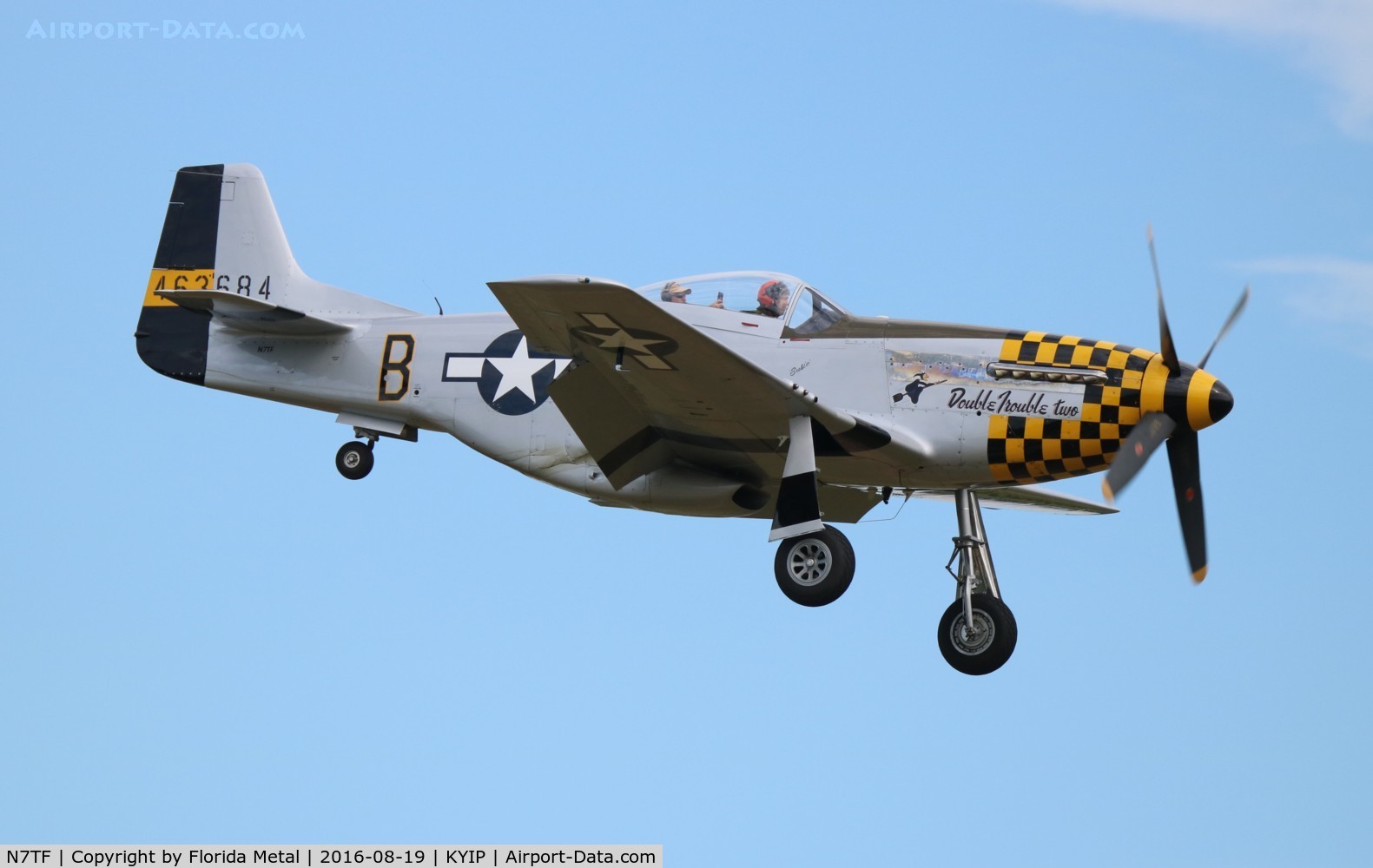N7TF, 1944 North American P-51D Mustang C/N 44-73856, Double Trouble Two zx