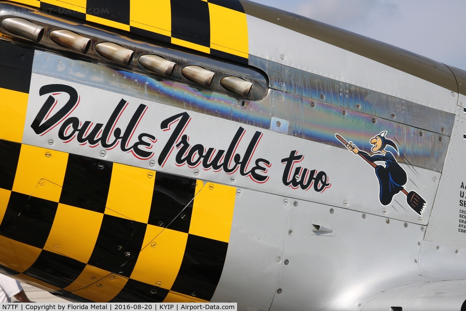 N7TF, 1944 North American P-51D Mustang C/N 44-73856, Double Trouble Two zx