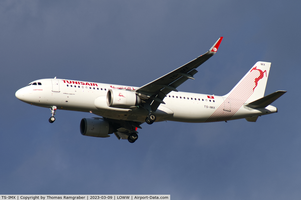 TS-IMX, 2021 Airbus A320-251N C/N 10575, Tunisair Airbus A320Neo