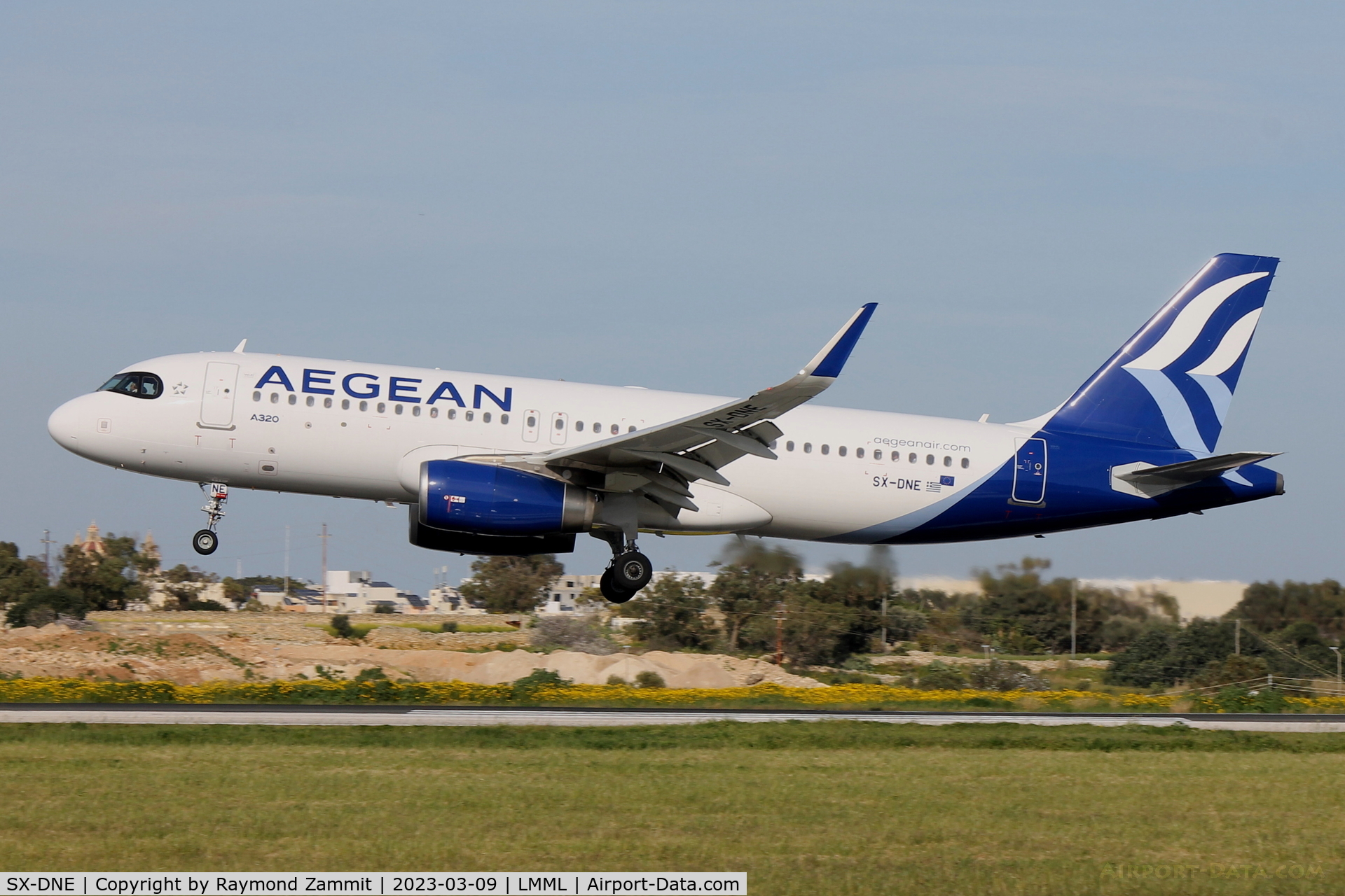 SX-DNE, 2016 Airbus A320-232 C/N 7014, A320 SX-DNE Aegean Airlines