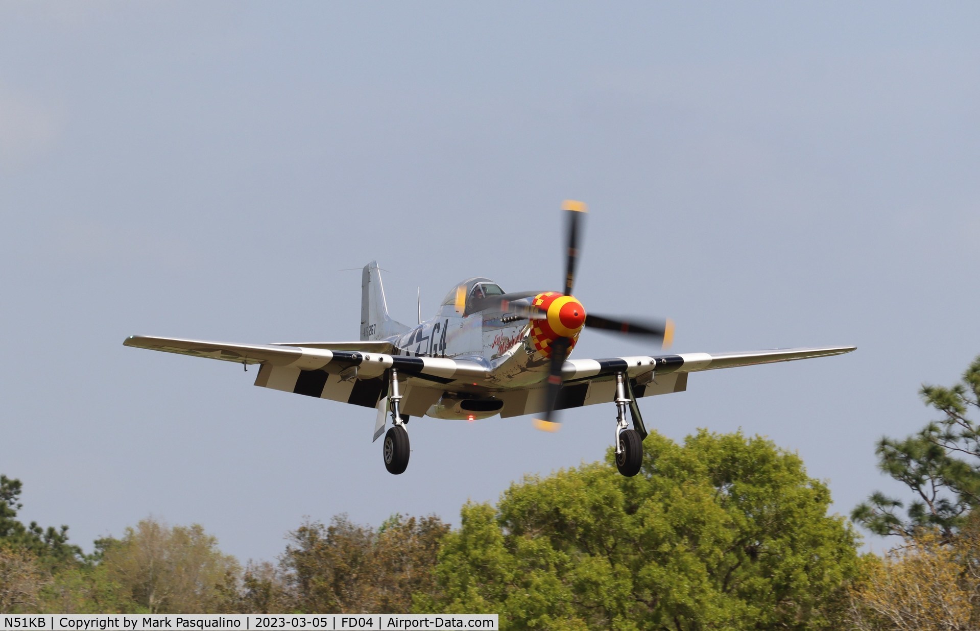 N51KB, 1961 North American F-51D Mustang C/N 44-74009, North American P51D